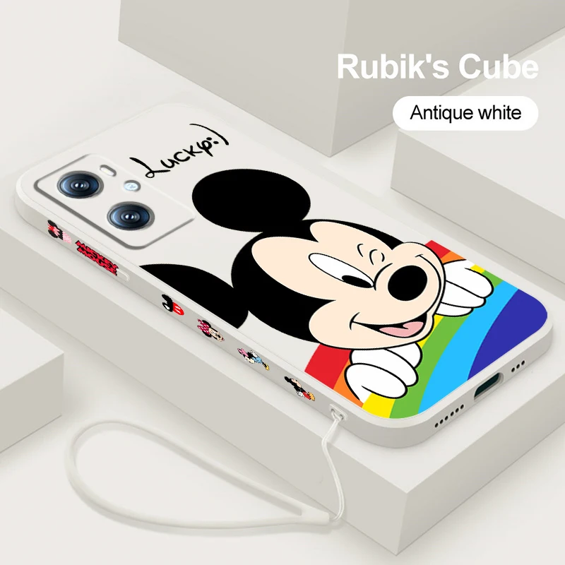 

Liquid Left Rope Anime Love Minnie Mickey Art Phone Case For OPPO Find X5 X3 F21 Lite A96 A94 A93 A77 A76 A74 A72 A57 A53S 5G