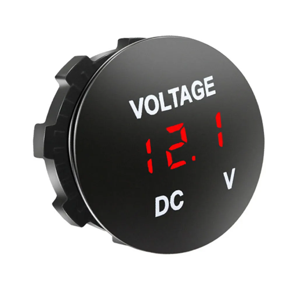 

DC 12V-24V Digital Panel Voltmeter Voltage Meter Tester Led Display For Car Auto Motorcycle Boat ATV Truck Refit Accessories