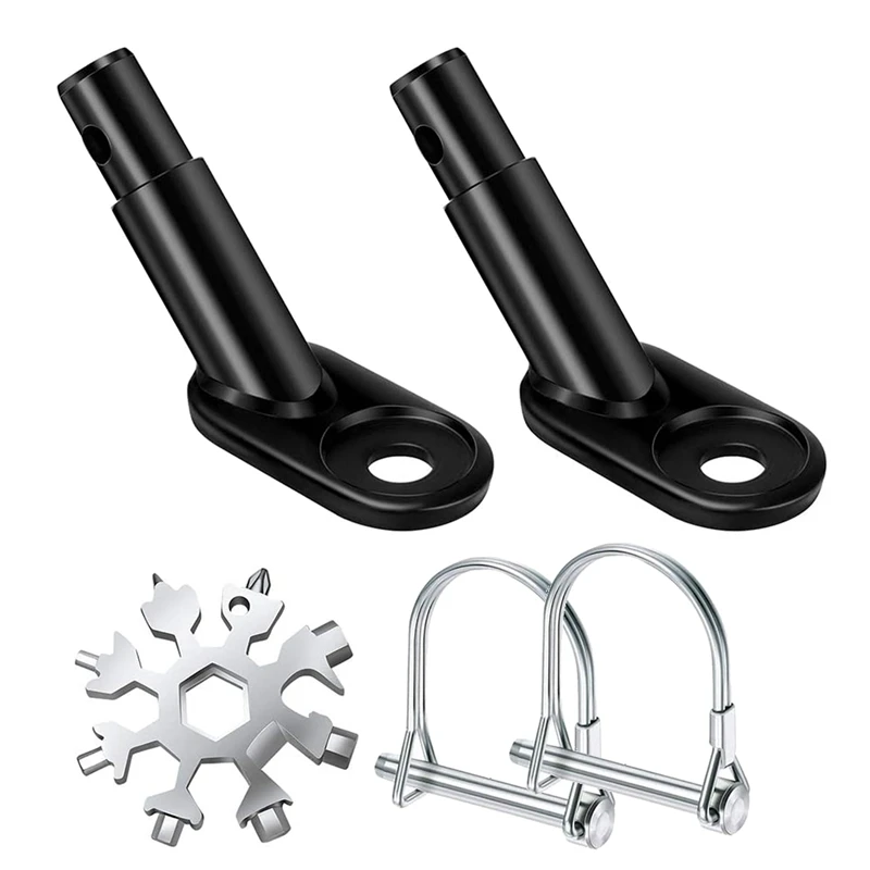 

Bicycle Trailer Coupling Bicycle Towing Hitch With Locking Pin For Baby Trailer Traction Head With Snowflake Tool
