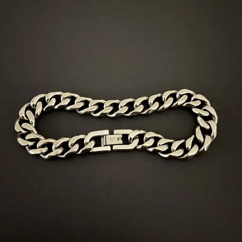 Новый браслет из чистого титана 10 5 мм полированный шестисторонний легкий