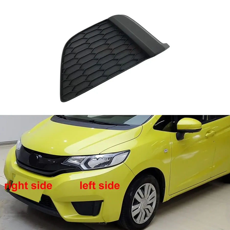 

For Honda Fit 2014 2015 2016 2017 Fog Light Cover Auto Front Bumper Lower Grille Fog Lamp Cover No Hole