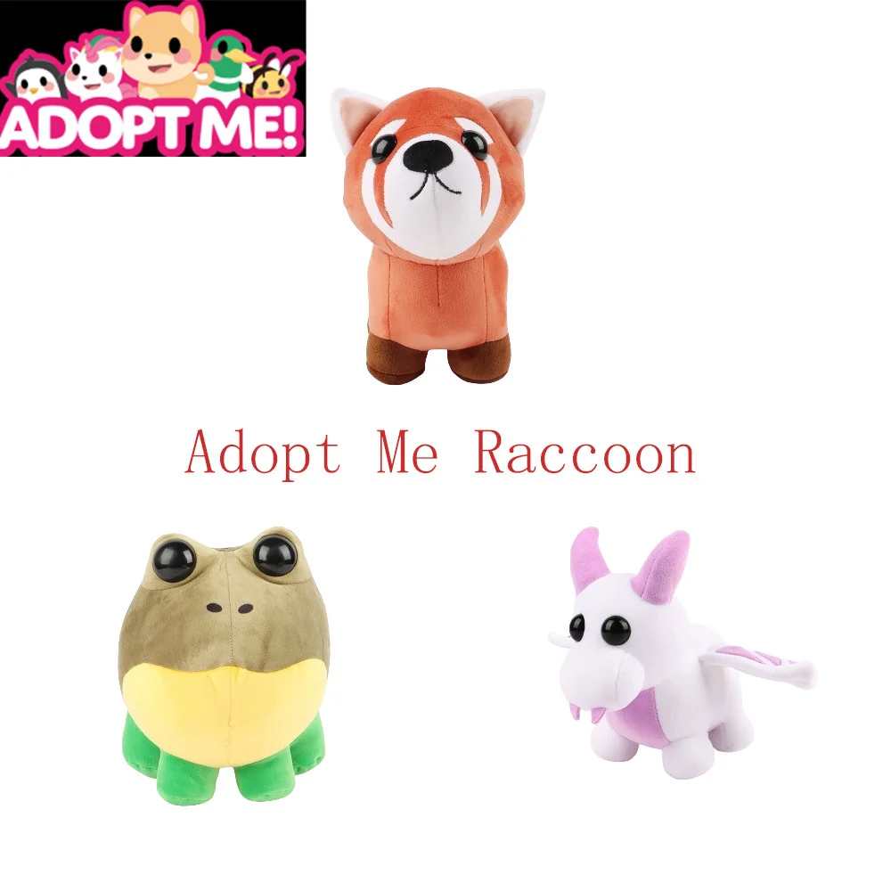 Adopted Me Frog Плюшевая игрушка Милая лошадь Панда Мультфильм Аниме Plushie Toys Kawaii Adopt Pet