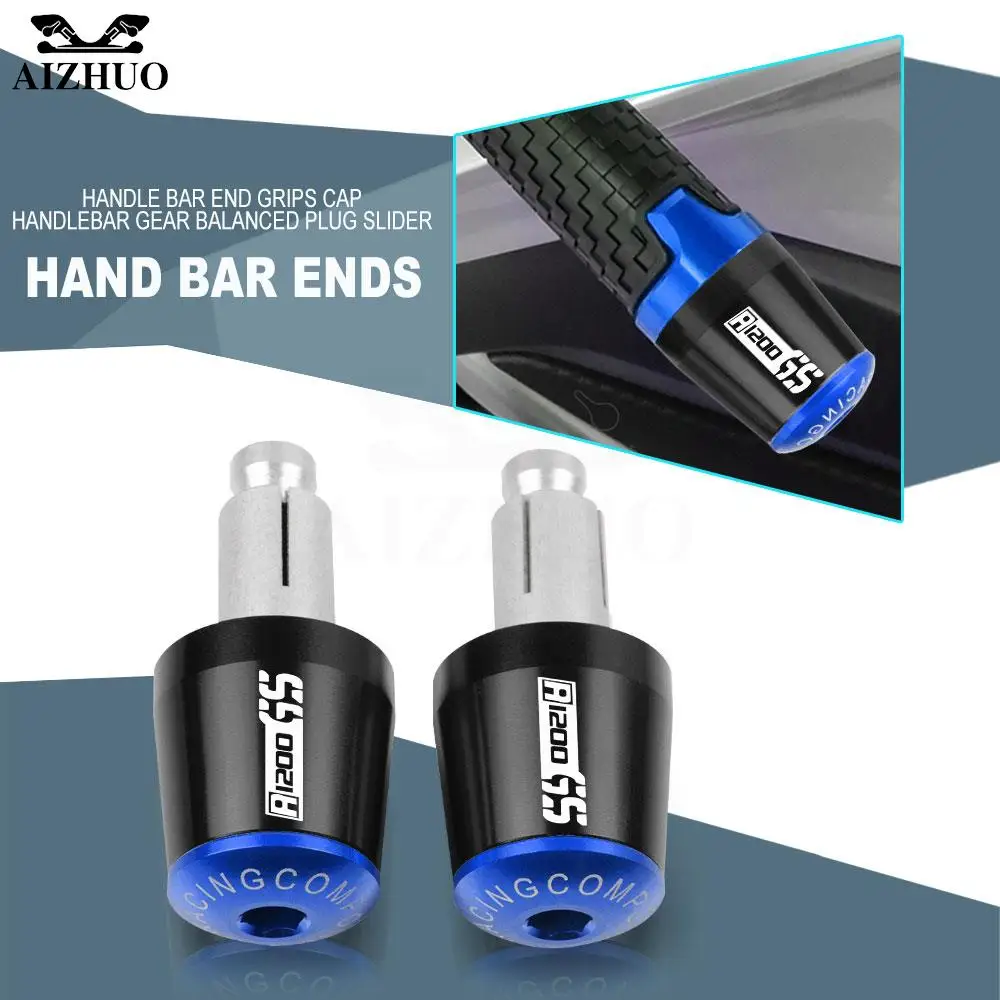 

For BMW R1200GS 2004-2012 R1200 1200GS 2011 2010 GS1200 Motorcycle Handle Bar End Weight Handlebar Grips Anti Silder Plugs Caps