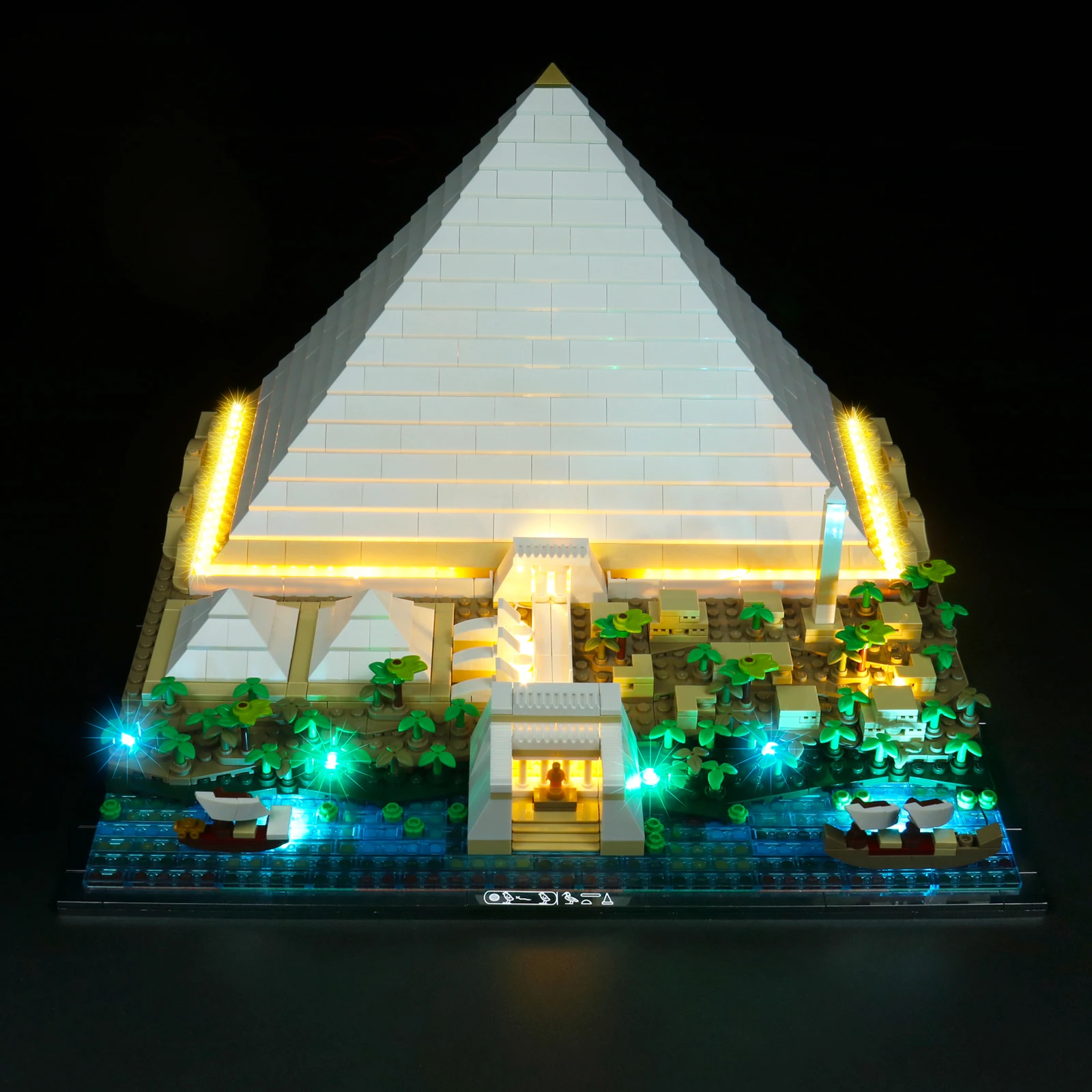 

LED Light Kit for 21058 Great Pyramid Set (NOT Include the Model)