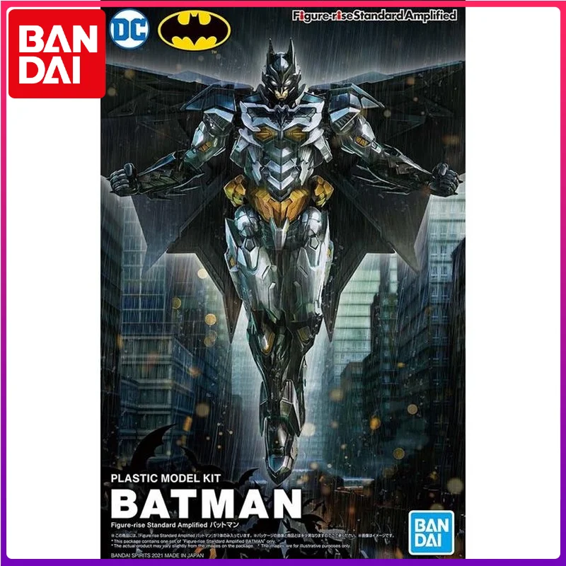 

Bandai Original Anime Figure Figure-rise FRS Batman DC Action Figure Toys For Boys Girls Kids Christmas Gift Collectible Model