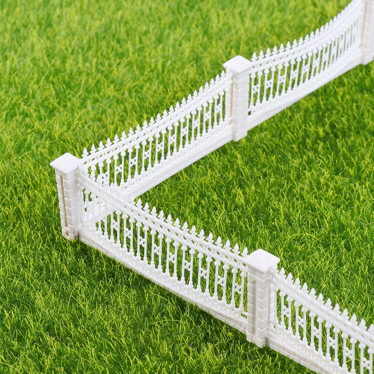 

Fence Picket Garden Miniature Mini Accessories Fairy Table Sand Model Diy Terrarium Buildings Micro House Rail Landscape