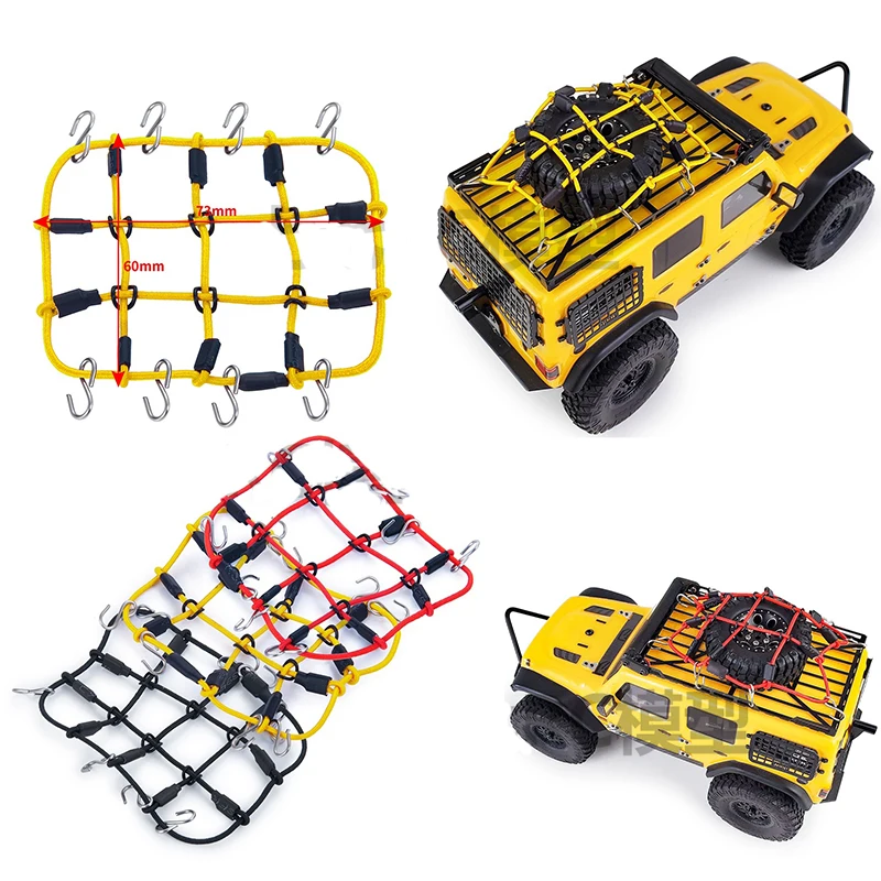 Осевой SCX24 90081 1/24 RC автомобильные запасные части имитация украшения настроение сетка сумка крыша эластичный багаж