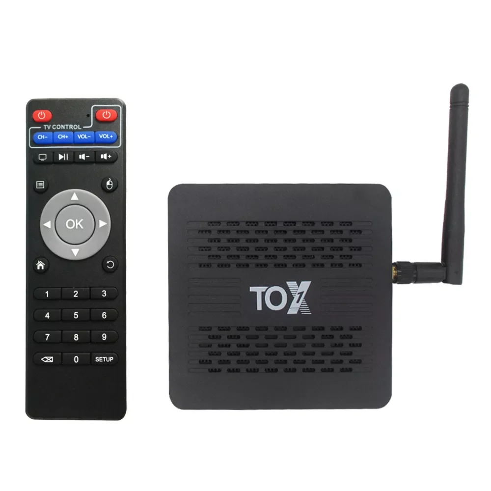 

TOX1 Amlogic S905X3 Android 9.0 TV Box 4GB 32GB Set top box 2.4G 5G WiFi Bluetooth 1000M 4K TVBOX VS X96 Max Plus 2022 New