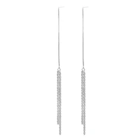 coconal fashion silver color women white gold gypsophila ear wire for gothic party jewelry gifts earrings