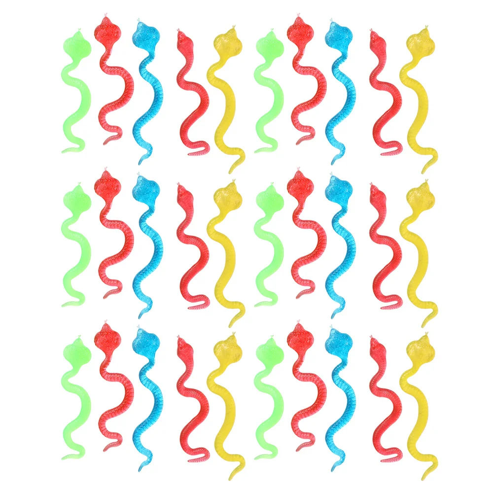 

Змеиные змеи Toysprank эластичные для вечерние пасхальные шутки для детей искусственные липкие резиновые наполнители на день апреля маленькие ...