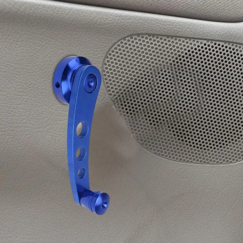 

Модификация ручки из алюминиевого сплава Универсальные Запчасти для интерьера автомобиля рычаг окна и Ручки обмотки окна