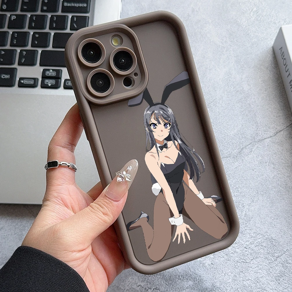 Чехол для телефона Sakurajima Mai Samsung Galaxy A73 A71 A55 A54 A53 A52 A51 A34 A33 A32 A23 A14 A13 A12 A06 4G 5G с