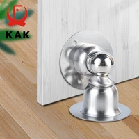 kak stainless steel magnetic door stopper sticker toilet glass hidden door holders catch floor nail free doorstop door hardware