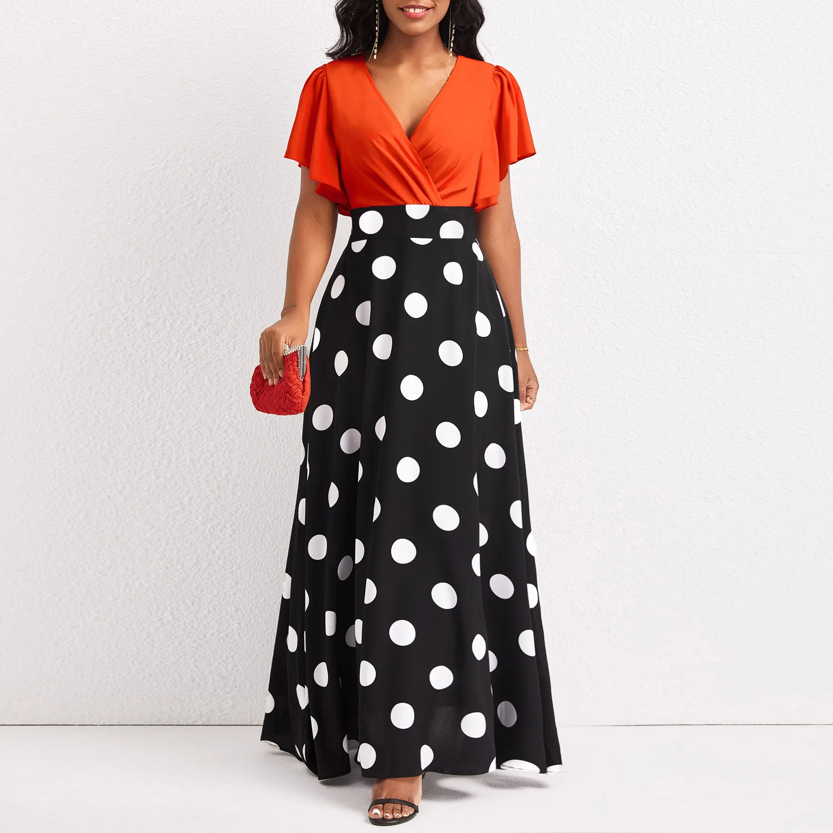 

Elegant African Dresses For Women Dashiki Summer Autumn Maxi Dress Ladies Traditional African Clothing Fairy Long Dress