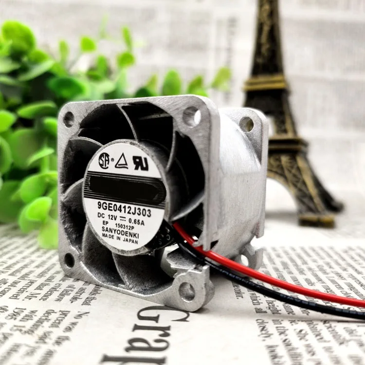 

Новый оригинальный 9GE0412J303 4028 DC 12V 0.65A 2-проводной устойчивый к высоким температурам алюминиевый корпус объемный вентилятор