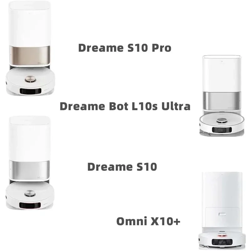 Фото Комплект аксессуаров ABRG для пылесосов Dreame X10, S10 Plus, L10S Ultra, W10S Pro: сменные запчасти, основная и боковые щетки, фильтры, насадки для влажной уборки №2