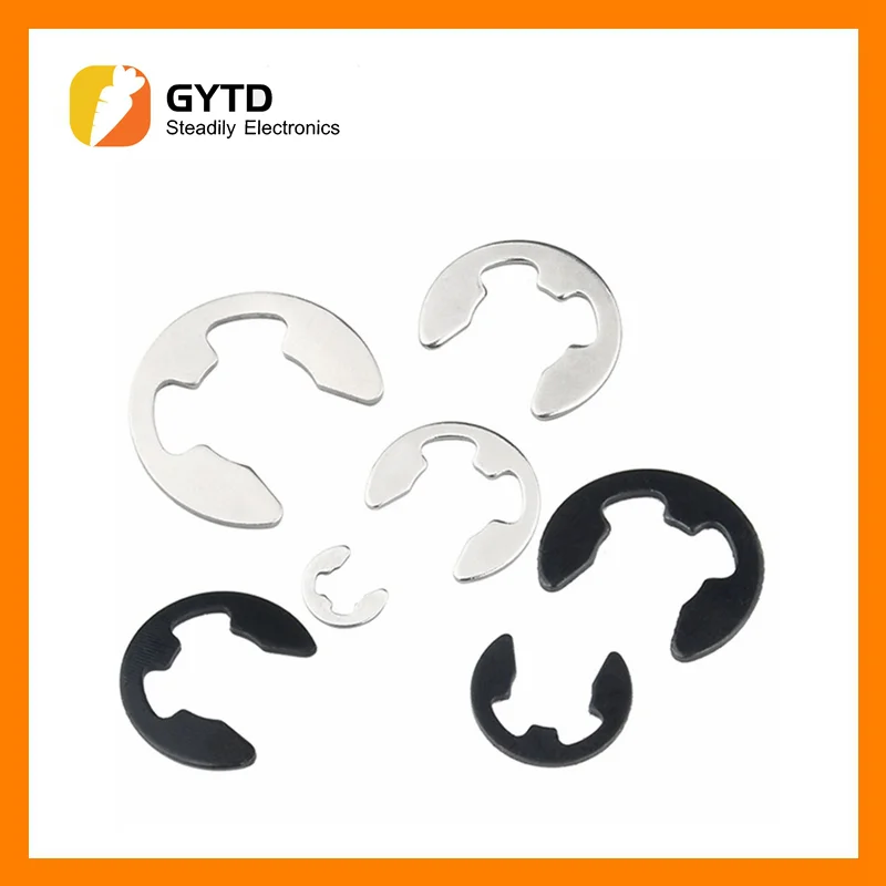 

580pcs/box Assortment Kit Set E Circlip Shaft External Retaining Ring Clip Washer 10 Size Stainless Steel Carbon Steel