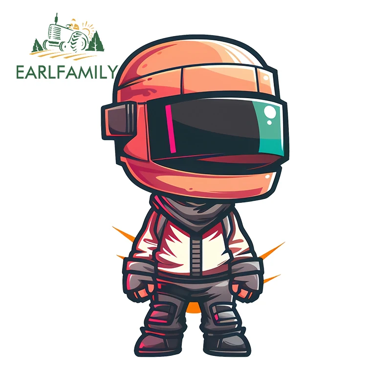 EARLFAMILY 13 см x 7 6 игровые персонажи стрельбы автомобильные наклейки Chibi JDM наклейка