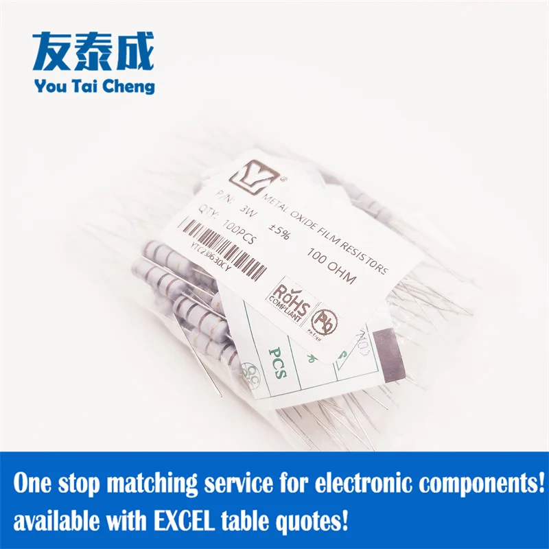 10 шт. низкое значение сопротивления DIP четырехцветное кольцо металлоксидный