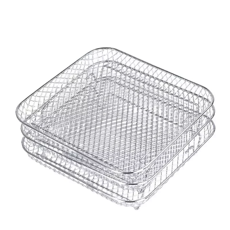 

Stainless Steel Rack 3 Layer Skewers Baking Non Stick Grill Stackable Grill For Stackable Grill Stainless Steel Bracket Gadget