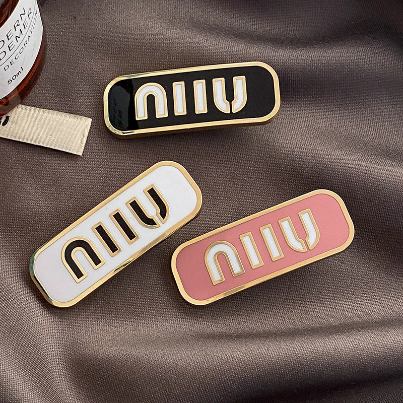 

M Hair Clip Large Size Hairpin Fashion Ornament Hair Accessories