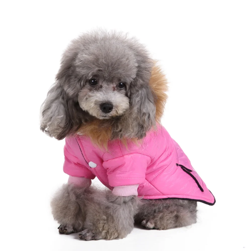 

Winter French Bulldog Outfit Coat Pet Warm Dog Clothes for Small Dog Costume Waterproof Jacket Chihuahua Harness Clothing
