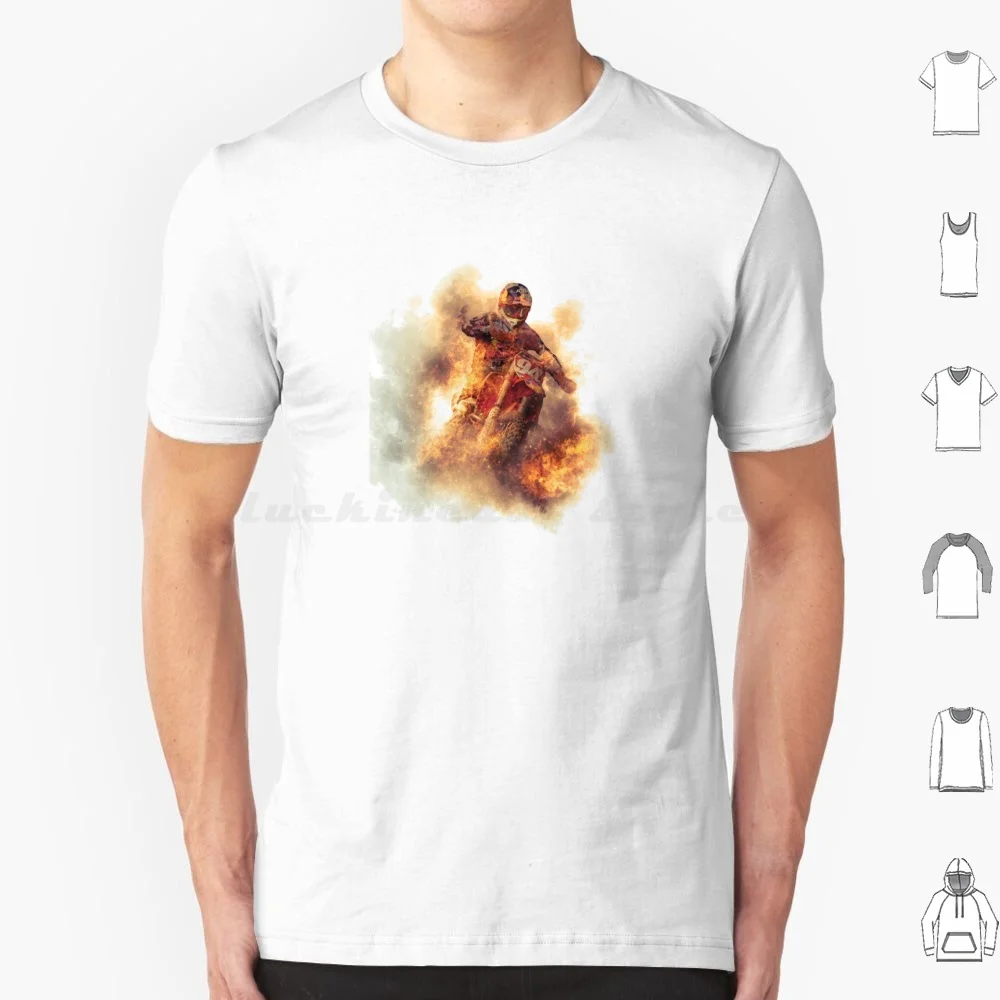 Футболка кросс-Байк Ken Roczen Suprecross / Motocross/Enduro большой размер 100% хлопок