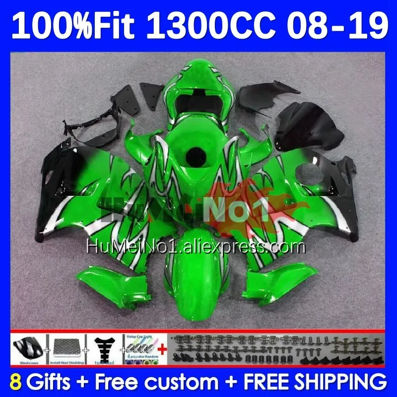 

GSXR 1300 для SUZUKI green stock GSXR1300 Hayabusa 2008 2009 2010 2011 30No.270 2012 2013 2014 2015 2016 2017 2018 2019 обтекатель