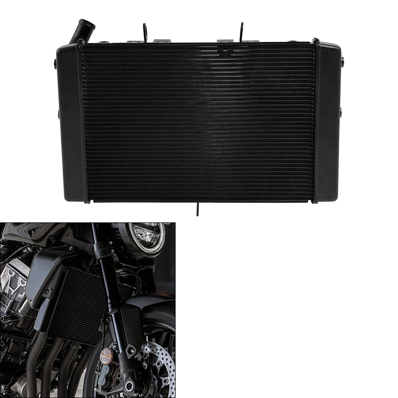 

Motorcycle Black Radiator Cooler Cooling For Honda CB1000R CB 1000R 2021 2022 2023