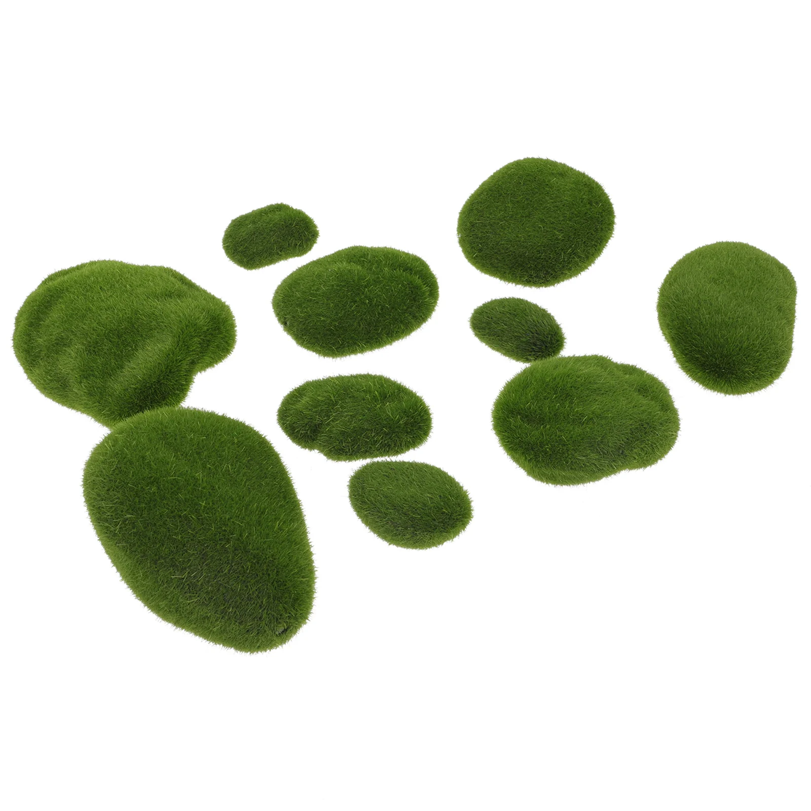 

Decor Mossy Stones False Garden Ornament Fake Green Faux Prop Layout Artificial Bonsai Imitated Landscape Micro Lifelike