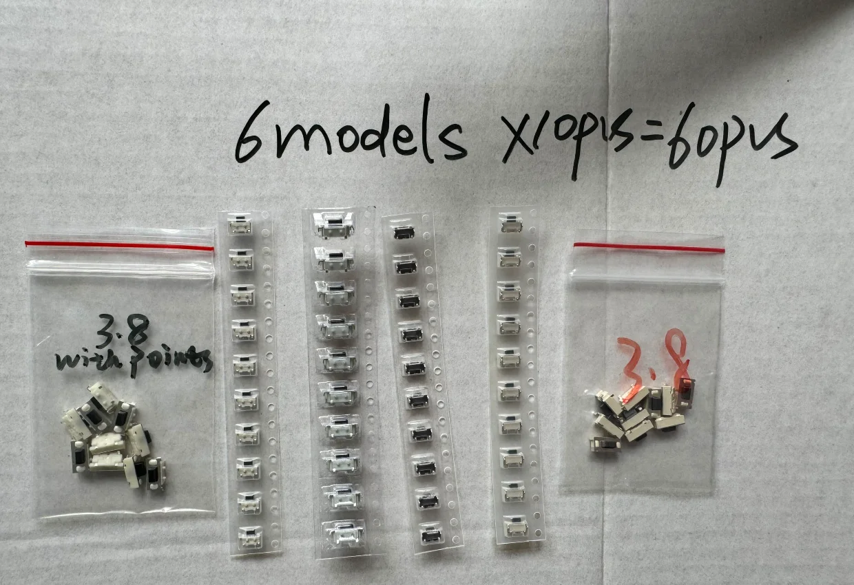 

Мгновенные тактовые переключатели 50 шт.