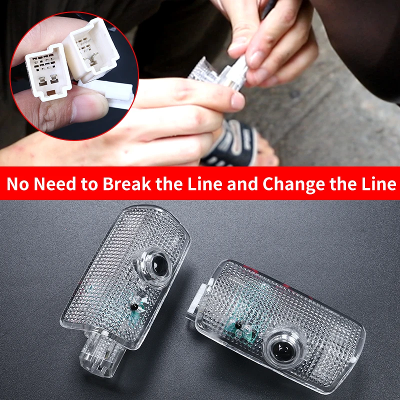 Автомобильный угловой нижний фонарь освещения двери для Toyota Land Cruiser 200 Prado 150 запчасти интерьера аксессуары Fj150 LC150 LC200.