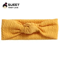 bowknot baby headbands soft elastic top knot hair bands for children newborn baby girl turban headwrap baby hair accessories