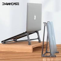 Aluminium Alloy Vertical Storage Laptop Stand Desktop Tablet Holder Desk Mobile Phone Stand For IPad Macbook Pro Notebook