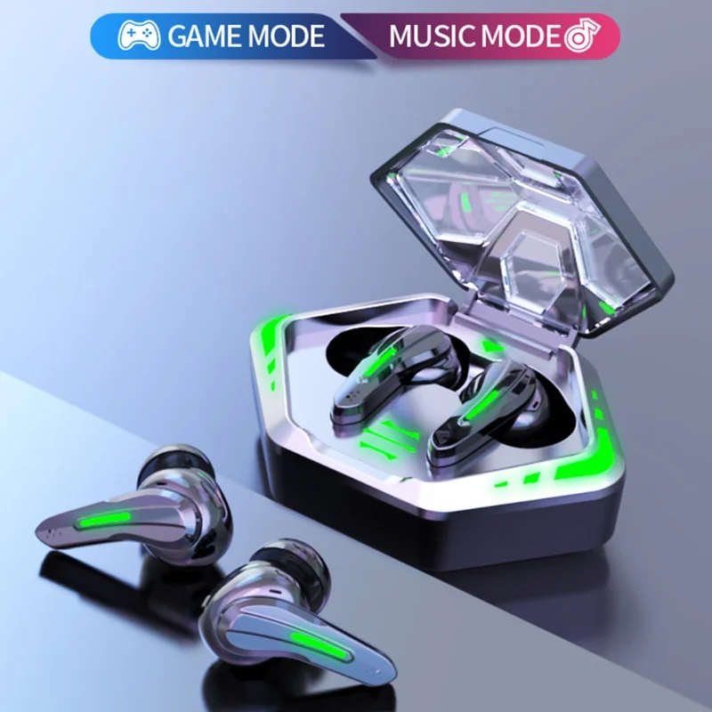 

MD128 Wireless Gaming Earbuds TWS BT 5.2 Stereo Headphone With Mic 65ms Low Latency For IPhone Android Xiaomi