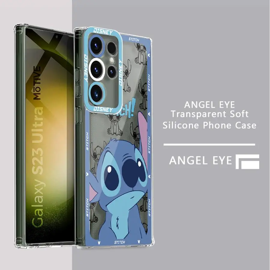Disney Stitch Phone Case for Xiaomi Poco X3 Redmi 12C 10C 12 13C 5G 10A 9A 11T Pro NFC Mi 11 Lite Cover Clear