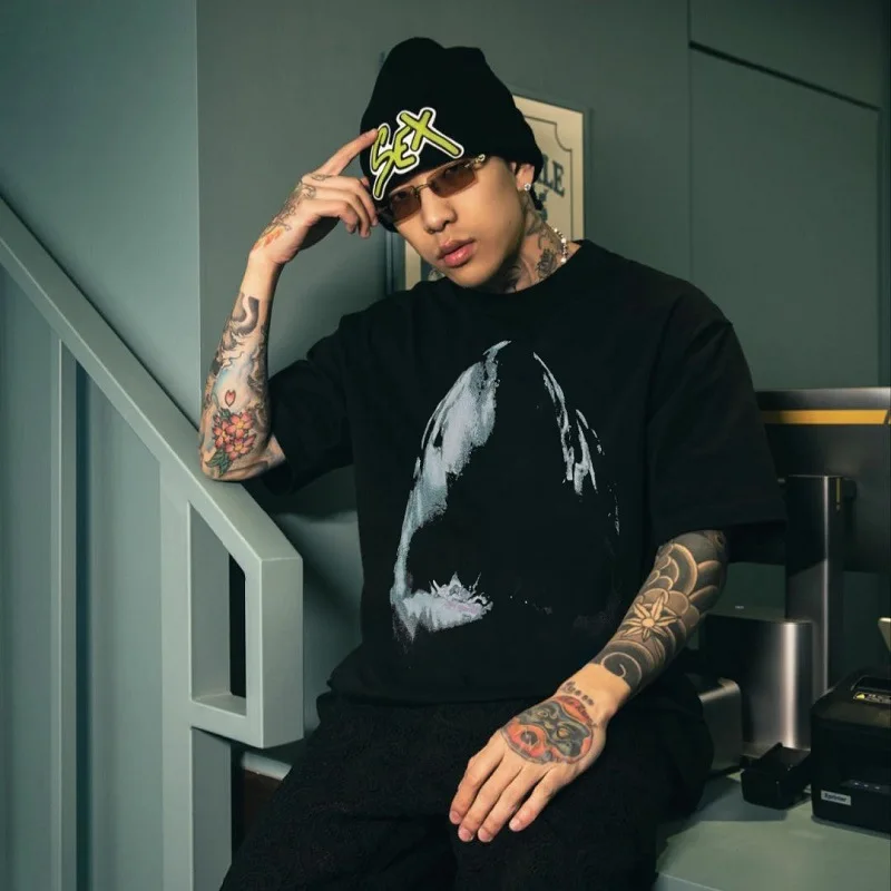 

REPRESENT Shark Niche Tide Brand Wild American High Street Loose Men's Couple FOG Short-sleeved Summer T-shirt