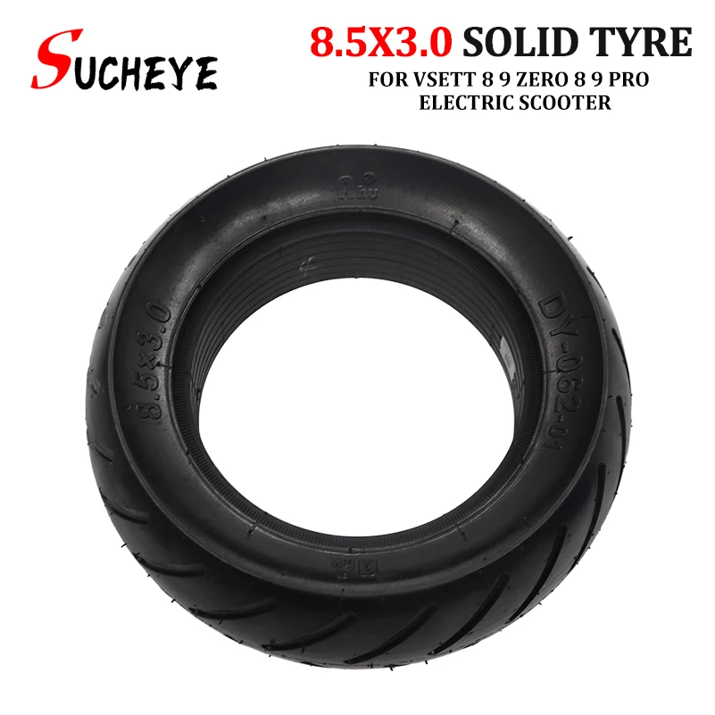 

Solid Tire 8.5x3.0 for VSETT 8 9 Macury Zero 8 9 Series Electric Scooter 8 1/2x2 (50-134) Upgraded Widened Explosion-proof Tyre