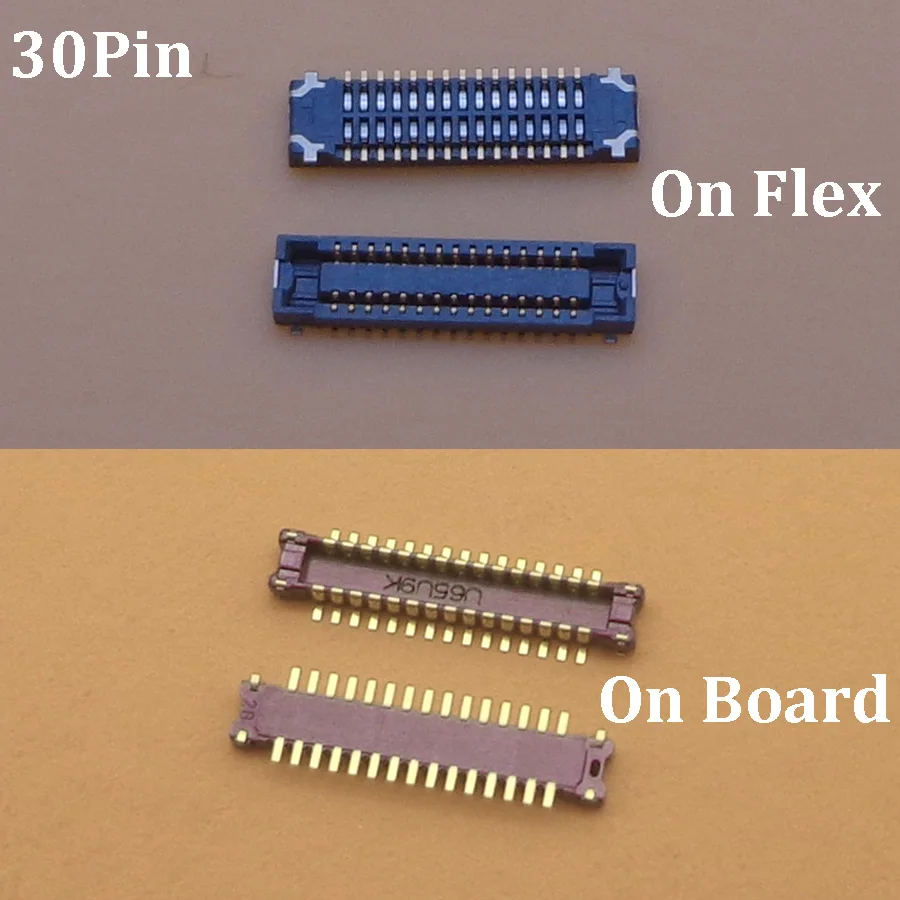 1-2 шт., гибкий разъем для ЖК-дисплея Samsung Galaxy J100, J1, J100F, J100FN, J100H