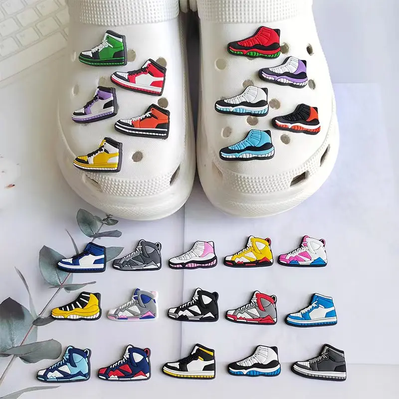 25pcs/set Diverse Sports Style Shoes Accessories For Croc Charms JIBZ Party Gifts For Boys