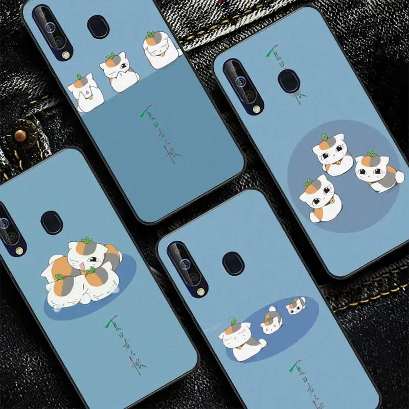 

YNDFCNB Natsume yuujinchou Nyanko Sensei Phone Case for Samsung A51 01 50 71 21S 70 31 40 30 10 20 S E 11 91 A7 A8 2018