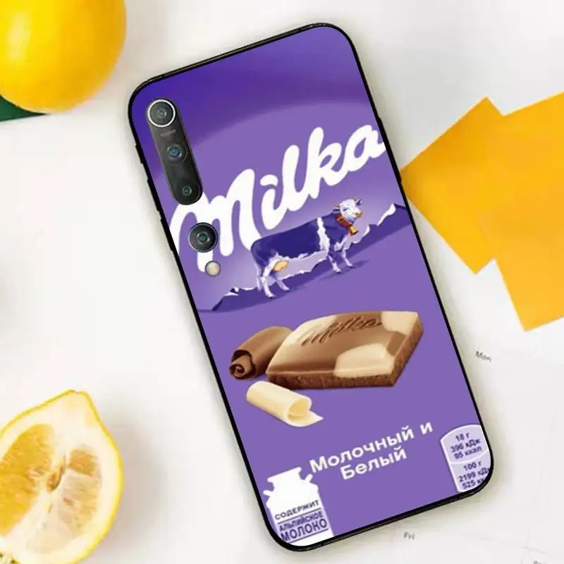 MaiYaCa Popolar шоколад Милка коробка чехол для телефона Xiaomi mi 8 9 10 lite pro 9SE 5 6 X max 2 3 mix2s F1 -