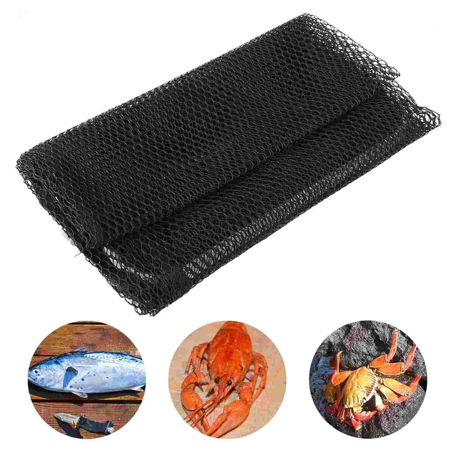 

Net Mesh Landing Folding Safe Bass Foldable Saltwater Trout Dip Water Extendable Catching Release Catch Portable Nets Live