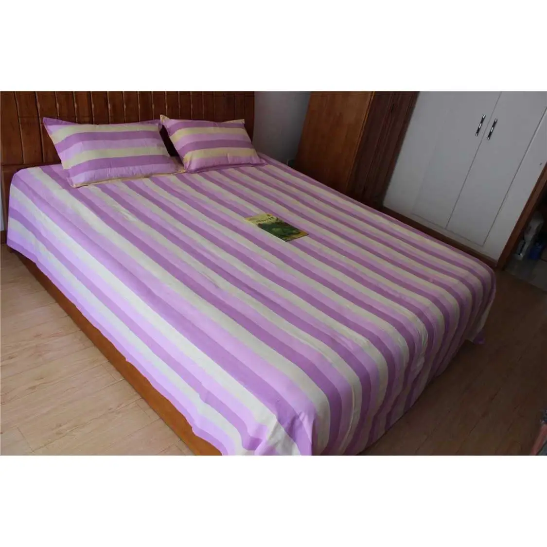 Очень большое простыня из старого чистого хлопка можно настроить с грубой тканью