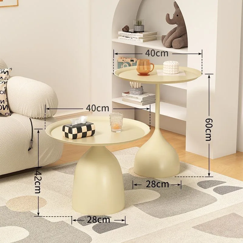 Диванный прикроватный столик минималистичный Железный для гостиной домашний