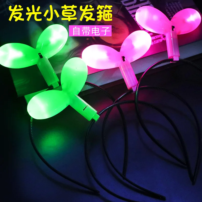 

Светящаяся головная повязка для детей, головной убор со светящимися булышками, реквизит для выступлений, горячая распродажа