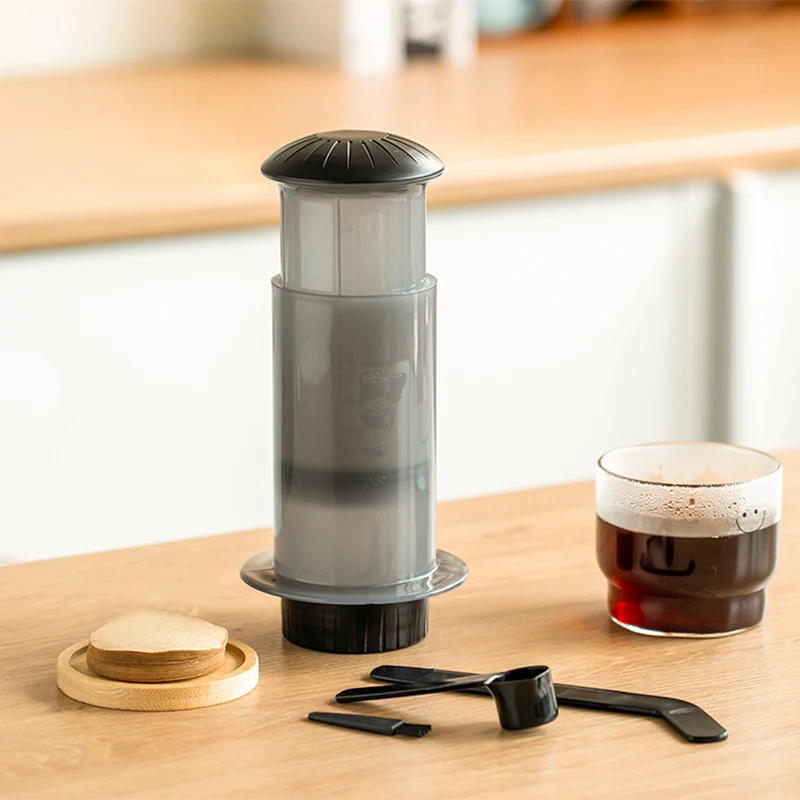 O Portable Coffee Maker French Press Coffee Pot Kitchen Supplies For Aeropress Cafe Press Machine With Filter Paper Kit