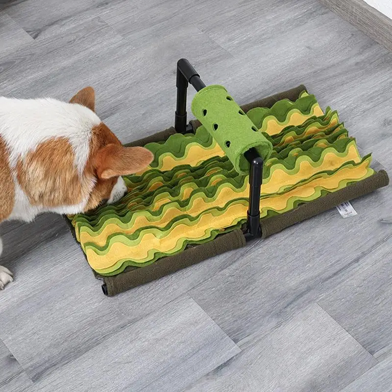 

Pet Dog Snufflee Mat Nose Smell Training Sniffing Pad Dog Puzzle Toy Slow Feeding Bowl Interactive Pet Supplies Training Toy