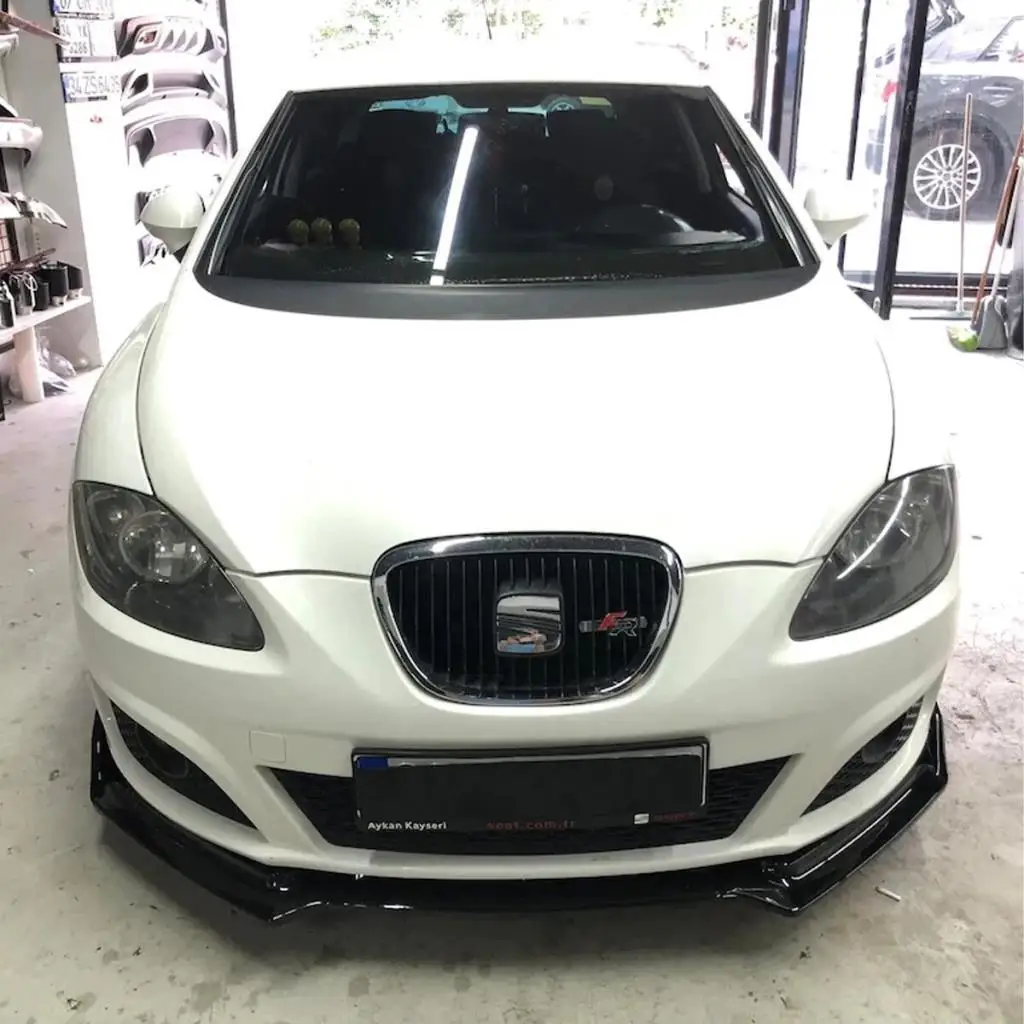 Аксессуары для автомобильного переднего бампера Seat Leon MK2 3 шт. черный разделитель