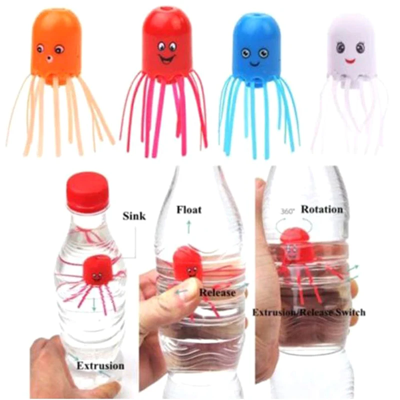 

Cute Funny Toy Magical Magic Smile Jellyfish Float Science Toy Best Gift For Children Kids Party Education Randomly